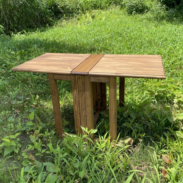 -good wood table(大)- キャンプ　折り畳みテーブル　アウトドア　屋外　テーブル　木製　ギア