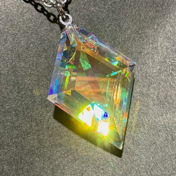 🌈レインボーダイクロペンダント🌈