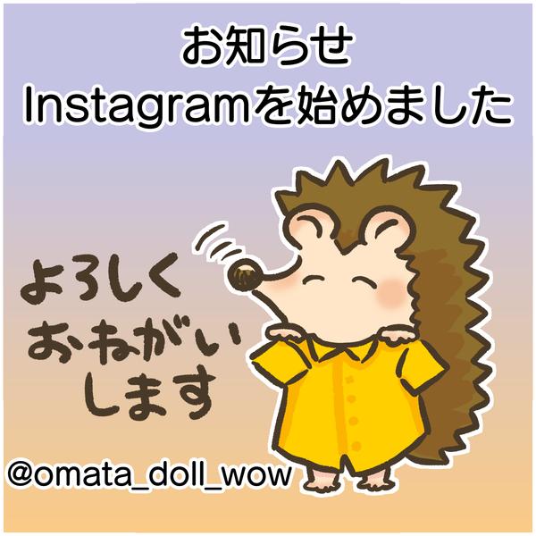 Instagramを始めました