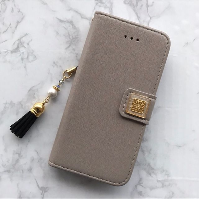 レザー 高品質 グレージュ 手帳型 スマホケース スマホカバー レザー 高品質 グレージュ 手帳型 スマホケース スマホカバー
