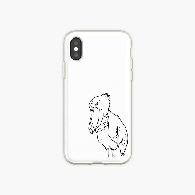 ハシビロコウ 鳥 動物イラスト Iphone アイフォンケース