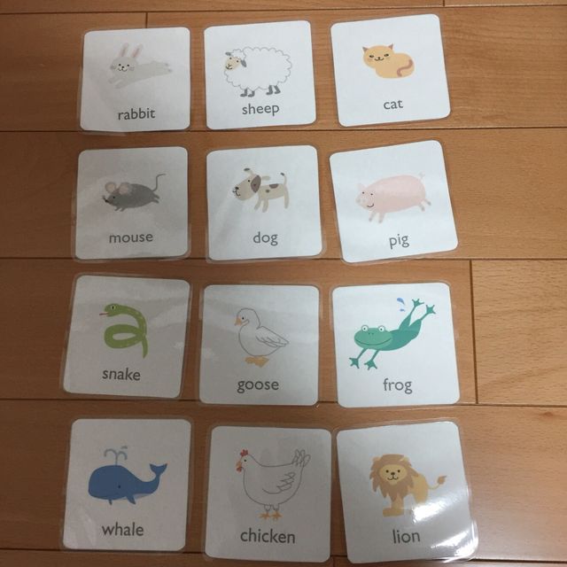 英語 フラッシュカード 動物 ハンドメイドマーケット Minne 英語 フラッシュカード 動物 ハンドメイドマーケット Minne