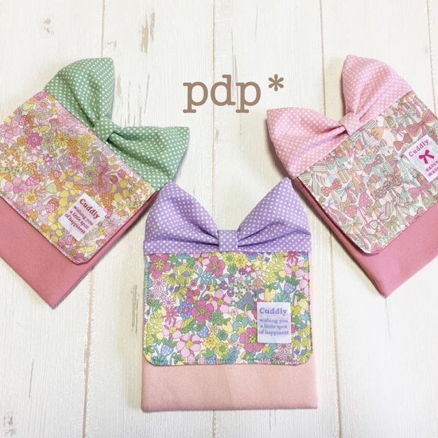 リボンがかわいい リバティ移動ポケット ハンドメイドマーケット Minne リボンがかわいい リバティ移動ポケット ハンドメイドマーケット Minne