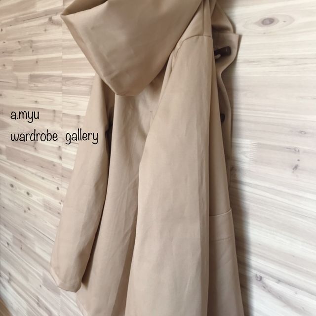 A Myu 春 上質コットンややピンクよりのベージュ スプリングコート A Myu 春 上質コットンややピンクよりのベージュ スプリングコート