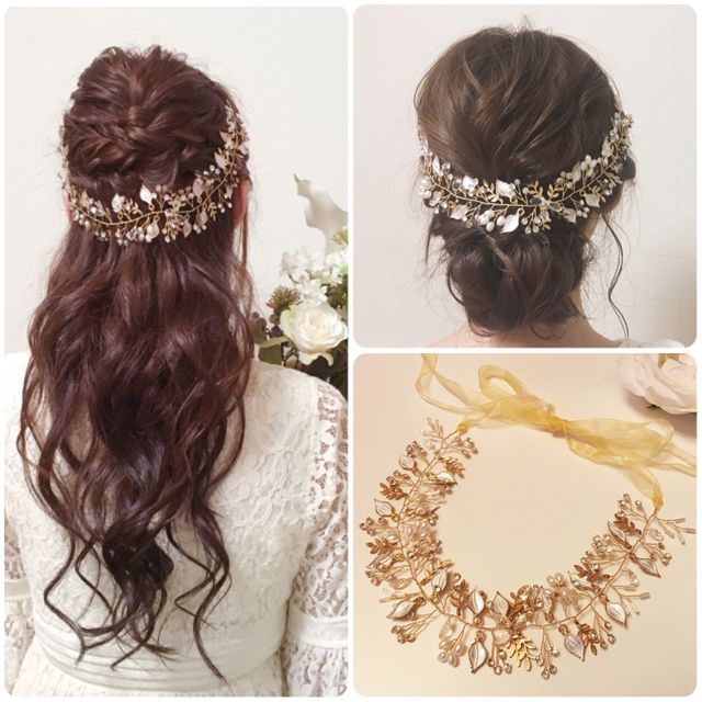 小枝 リーフ アクセサリー ヘッドドレス ヘアアクセサリー 小枝 リーフ アクセサリー ヘッドドレス ヘアアクセサリー