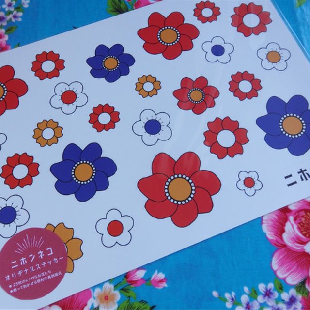 昭和レトロ 花柄 ステッカー ハンドメイドマーケット Minne 昭和レトロ 花柄 ステッカー ハンドメイドマーケット Minne
