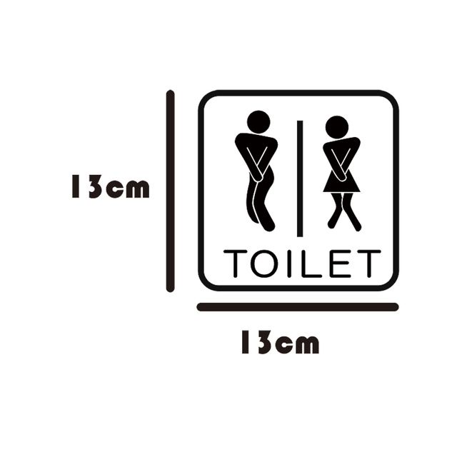 トイレ表示のウォールステッカー パロディーシリーズ ウォールシール トイレ表示のウォールステッカー パロディーシリーズ ウォールシール