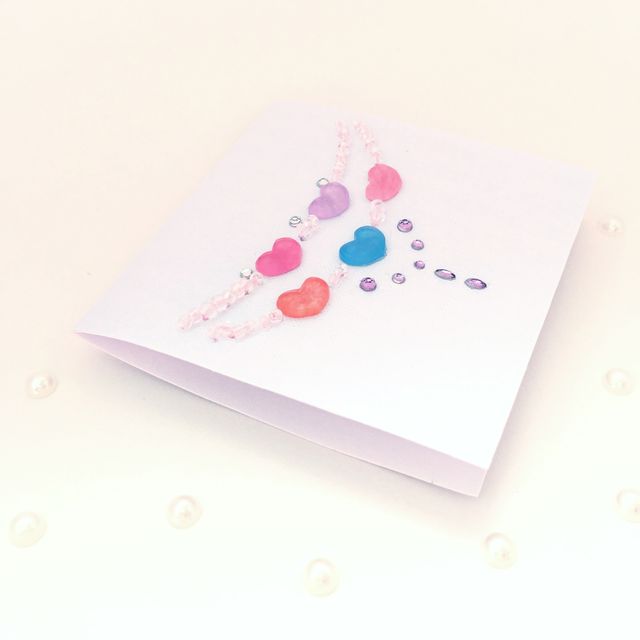 女の子気分な紙刺繍カード ハンドメイドマーケット Minne 女の子気分な紙刺繍カード ハンドメイドマーケット Minne