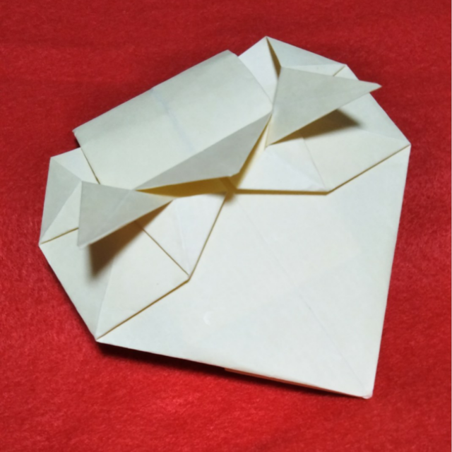 卒業メッセージに添えて 贈り物に こころのこもった 折り紙手紙 いちご