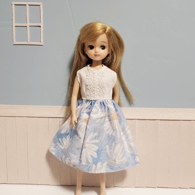 リカちゃん 服 ワンピース 花柄 水色 Minne 日本最大級のハンドメイド 手作り通販サイト リカちゃん 服 ワンピース 花柄 水色 Minne 日本最大級のハンドメイド 手作り通販サイト