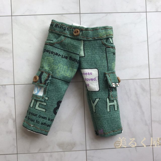 オビツ11 カーゴパンツ 緑 ハンドメイドマーケット Minne オビツ11 カーゴパンツ 緑 ハンドメイドマーケット Minne