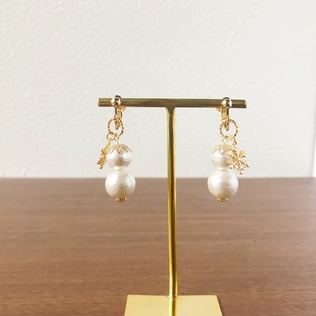 Snowmanイヤリング ピアス ハンドメイドマーケット Minne Snowmanイヤリング ピアス ハンドメイドマーケット Minne