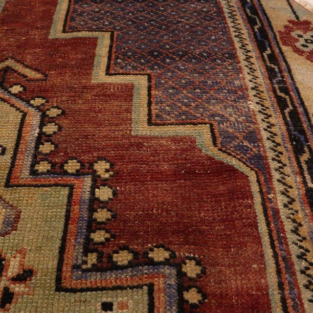 ヴィンテージラグ トルコ絨毯 ラウンドラグ | minne 日本最大級の 