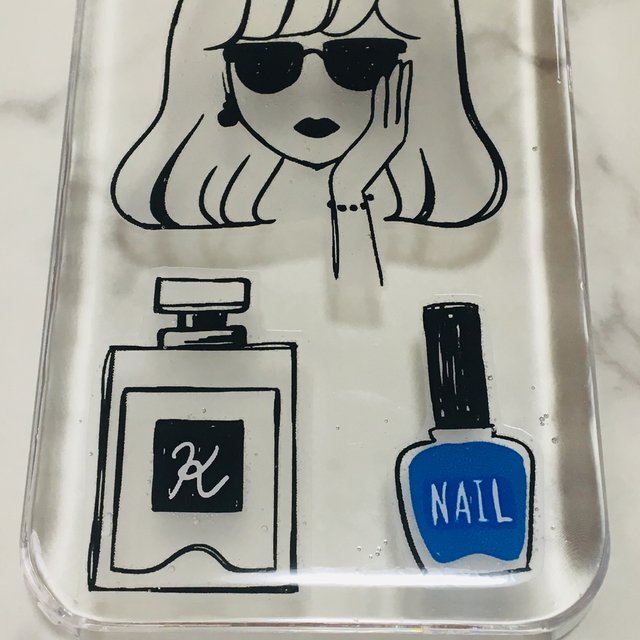 透明オシャレcoolな女子 Iphoneseケース ハンドメイドマーケット Minne 透明オシャレcoolな女子 Iphoneseケース ハンドメイドマーケット Minne