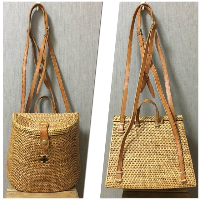 バリ島 バックパック リュックサック ハンドメイド かごバッグ アタバッグ ハンドメイドマーケット Minne バリ島 バックパック リュックサック ハンドメイド かごバッグ アタバッグ ハンドメイドマーケット Minne