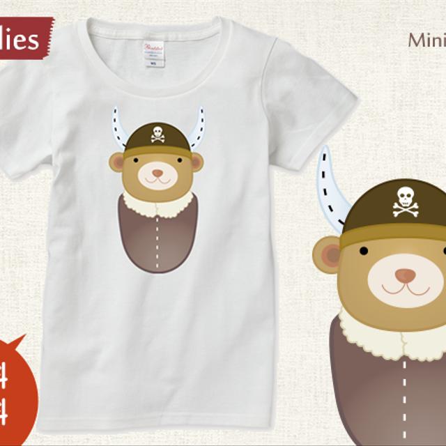 送料無料 レディースtシャツ 海賊になりたいクマ 白 ハンドメイドマーケット Minne 送料無料 レディースtシャツ 海賊になりたいクマ 白 ハンドメイドマーケット Minne