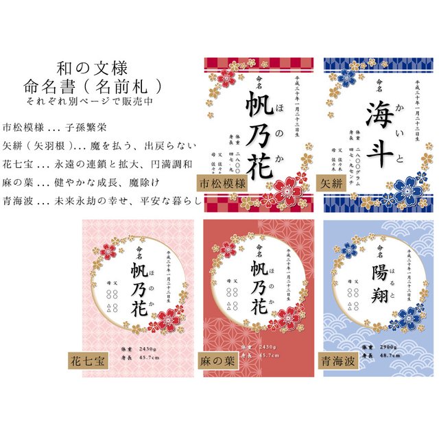 命名書初節句の名前札 市松模様の和柄 ハンドメイドマーケット Minne 命名書初節句の名前札 市松模様の和柄 ハンドメイドマーケット Minne