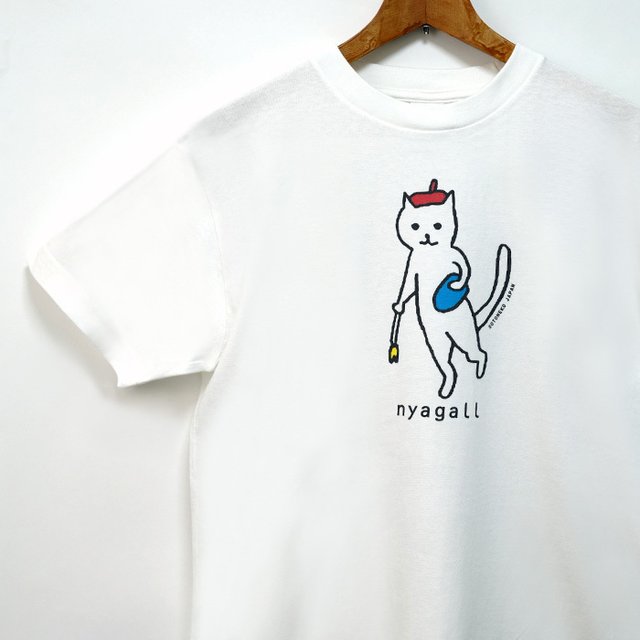 Tシャツ Tシャツ ネコ柄シャツ シャガール猫 日本製 半袖 かわいい ユニーク ゆるキャラ 猫 猫柄 ねこ ハンドメイドマーケット Minne Tシャツ Tシャツ ネコ柄シャツ シャガール猫 日本製 半袖 かわいい ユニーク ゆるキャラ 猫 猫柄 ねこ ハンドメイドマーケット Minne