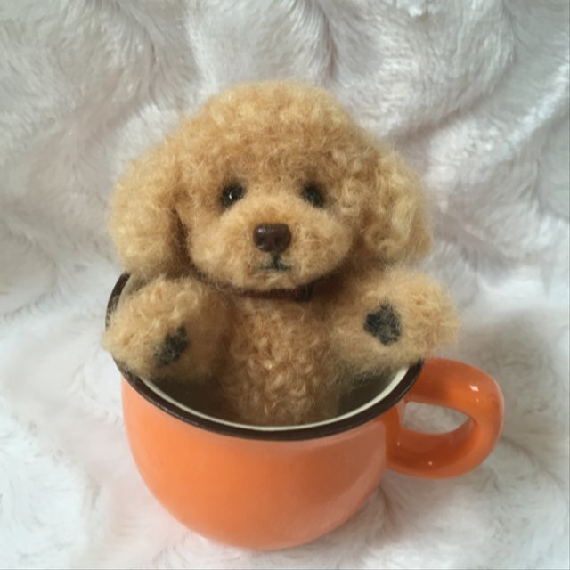 カップinトイプードル ハンドメイドマーケット Minne カップinトイプードル ハンドメイドマーケット Minne