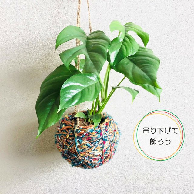エキゾチックな葉っぱがオシャレ モンステラ ヤーンプランター 観葉植物 壁掛け インテリア Minne 日本最大級のハンドメイド 手作り通販サイト エキゾチックな葉っぱがオシャレ モンステラ ヤーンプランター 観葉植物 壁掛け インテリア Minne 日本最大級のハンドメイド 手作り通販サイト