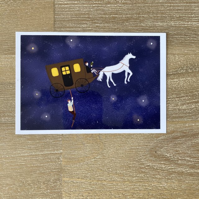 選べる 絵本のようなポストカード 24 星空の馬車 2枚で350円 Minne 日本最大級のハンドメイド 手作り通販サイト 選べる 絵本のようなポストカード 24 星空の馬車 2枚で350円 Minne 日本最大級のハンドメイド 手作り通販サイト