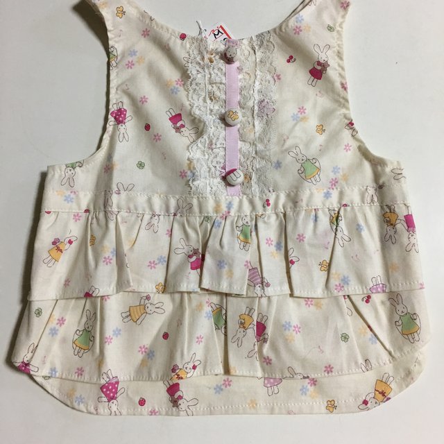 Mうさぎ柄ワンピ ハンドメイドマーケット Minne Mうさぎ柄ワンピ ハンドメイドマーケット Minne