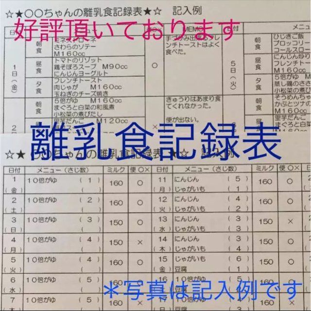 離乳食記録用紙 原本 Minne 日本最大級のハンドメイド 手作り通販サイト 離乳食記録用紙 原本 Minne 日本最大級のハンドメイド 手作り通販サイト