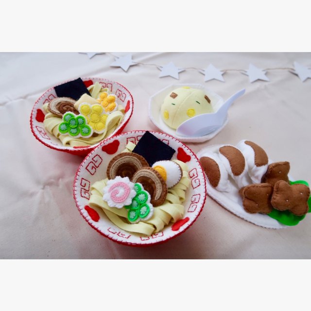 ラーメン屋さん ごっこ フェルトままごと ハンドメイドマーケット Minne ラーメン屋さん ごっこ フェルトままごと ハンドメイドマーケット Minne