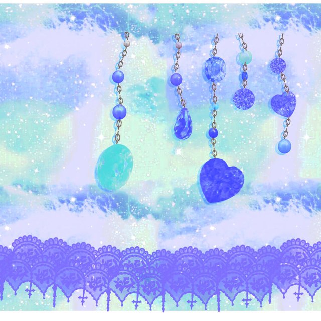 ゆめかわいい空 宇宙 ジュエル Jewel スマホケース ハンドメイドマーケット Minne