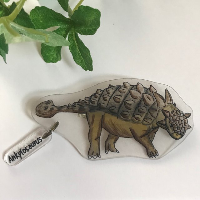 再販 図鑑のようなキーホルダー アンキロサウルス ハンドメイドマーケット Minne 再販 図鑑のようなキーホルダー アンキロサウルス ハンドメイドマーケット Minne