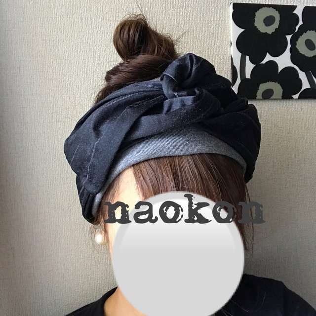 黒 ヘアバンド アレンジ自在 naokon eva.gov.co