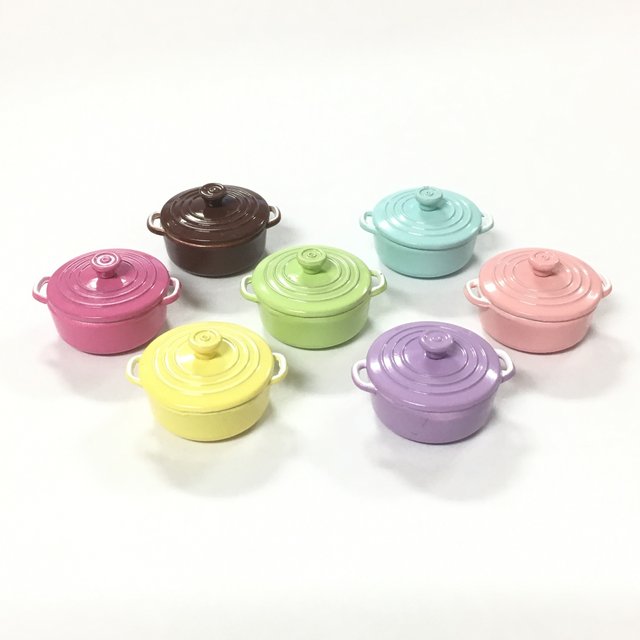 1個 鍋 7カラー 選択可能 ミニチュア 調理器具 クッキング 用品 カスタム ドール用品 ドールハウス ハンドメイドマーケット Minne 1個 鍋 7カラー 選択可能 ミニチュア 調理器具 クッキング 用品 カスタム ドール用品 ドールハウス ハンドメイドマーケット Minne