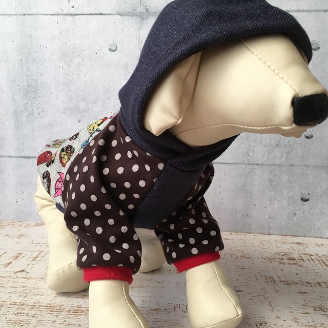 犬服 アメコミヒーローパーカー ハンドメイドマーケット Minne 犬服 アメコミヒーローパーカー ハンドメイドマーケット Minne
