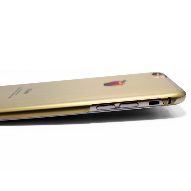 Iphone6 6sケース 4 7寸 合金チタンケースiphoneカバー マットゴールド リンゴ ハンドメイドマーケット Minne