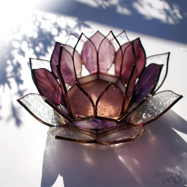蓮の花キャンドルホルダー ハンドメイドマーケット Minne 蓮の花キャンドルホルダー ハンドメイドマーケット Minne