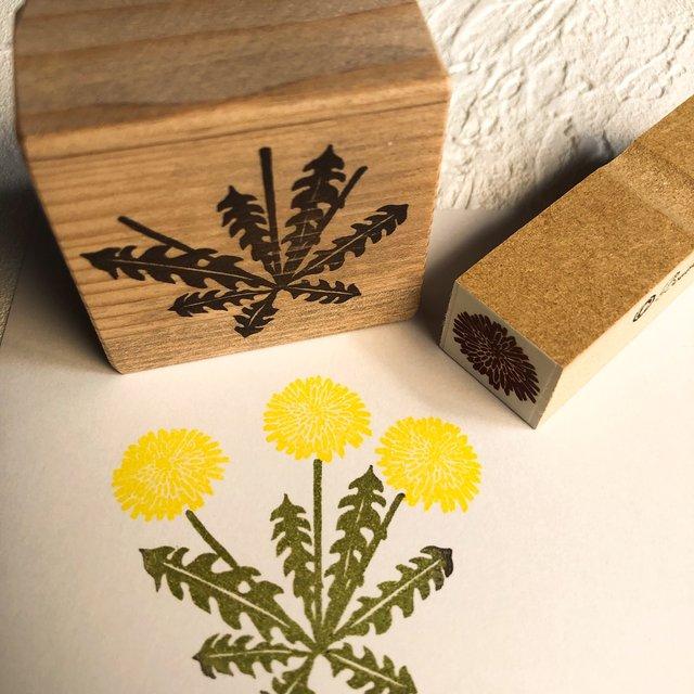 タンポポの花 スタンプ2点セット ハンドメイドマーケット Minne タンポポの花 スタンプ2点セット ハンドメイドマーケット Minne
