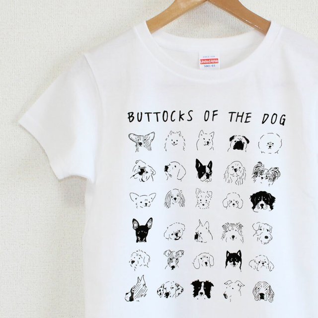 犬の尻tシャツ レディースタイプ ハンドメイドマーケット Minne 犬の尻tシャツ レディースタイプ ハンドメイドマーケット Minne