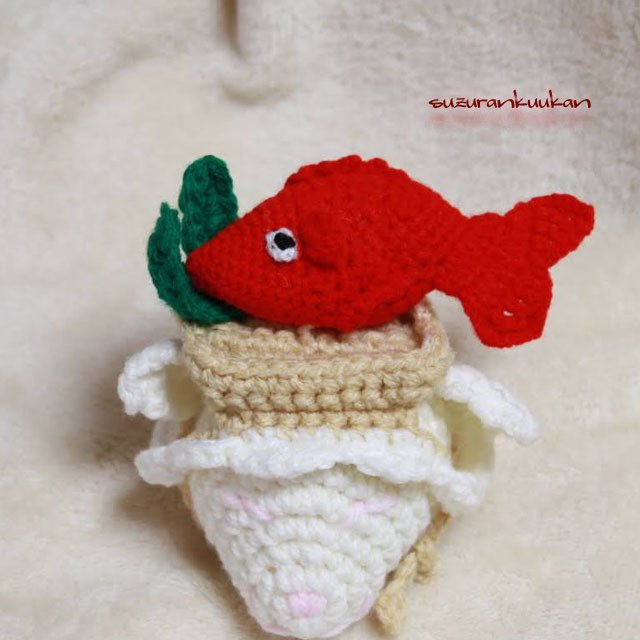 編みめで鯛ハット☆最後の一つ☆