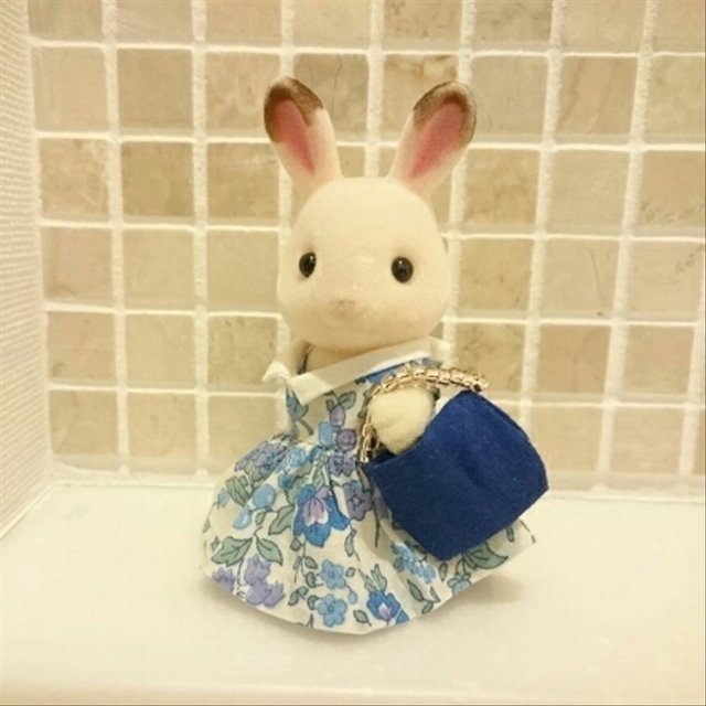 シルバニアファミリー ショコラウサギ 女の子 服 ワンピース Minne 日本最大級のハンドメイド 手作り通販サイト
