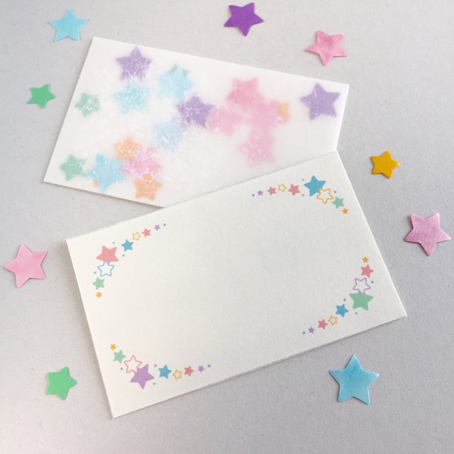 星のゆめかわミニメッセージカード 封筒 セット Minne 日本最大級のハンドメイド 手作り通販サイト 星のゆめかわミニメッセージカード 封筒 セット Minne 日本最大級のハンドメイド 手作り通販サイト
