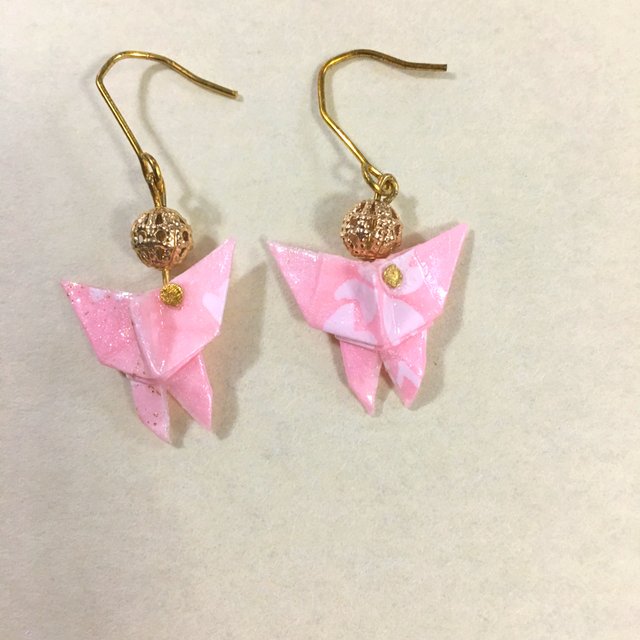 折り紙アクセ 蝶のピアス Minne 日本最大級のハンドメイド 手作り通販サイト 折り紙アクセ 蝶のピアス Minne 日本最大級のハンドメイド 手作り通販サイト