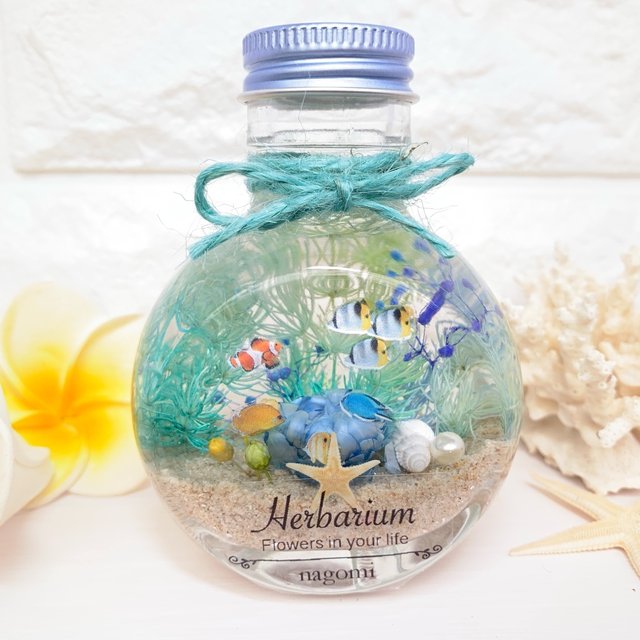 ハーバリウム Herbarium 海 Umi 海水魚トロピカル ネコ瓶 Minne 日本最大級のハンドメイド 手作り通販サイト ハーバリウム Herbarium 海 Umi 海水魚トロピカル ネコ瓶 Minne 日本最大級のハンドメイド 手作り通販サイト