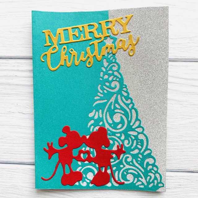 クリスマスメッセージカード【ツリー????】