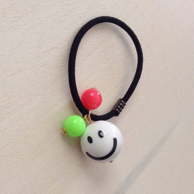 ハッピースマイルヘアゴム ツインテール用 ハンドメイドマーケット Minne ハッピースマイルヘアゴム ツインテール用 ハンドメイドマーケット Minne