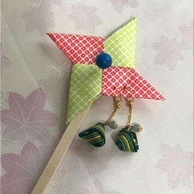 和風 ピアス 緑の三角玉 Minne 日本最大級のハンドメイド 手作り通販サイト 和風 ピアス 緑の三角玉 Minne 日本最大級のハンドメイド 手作り通販サイト