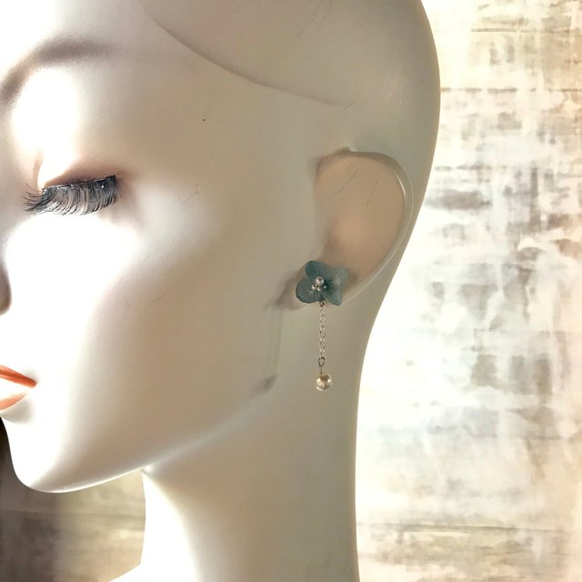 紫陽花のアクセサリーシリーズ ブルー系 単品のお値段です ハンドメイドマーケット Minne 紫陽花のアクセサリーシリーズ ブルー系 単品のお値段です ハンドメイドマーケット Minne