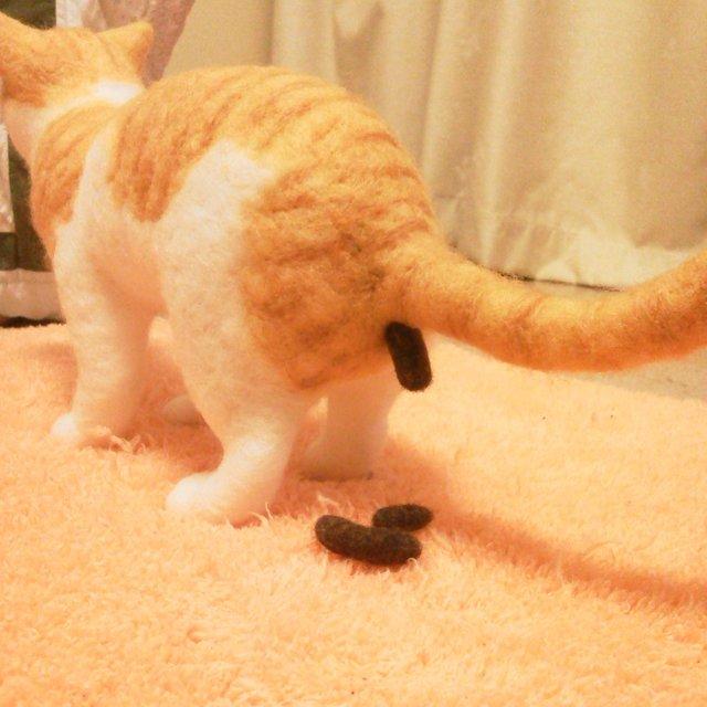 うんちする猫 minne 日本最大級のハンドメイド・手作り通販サイト