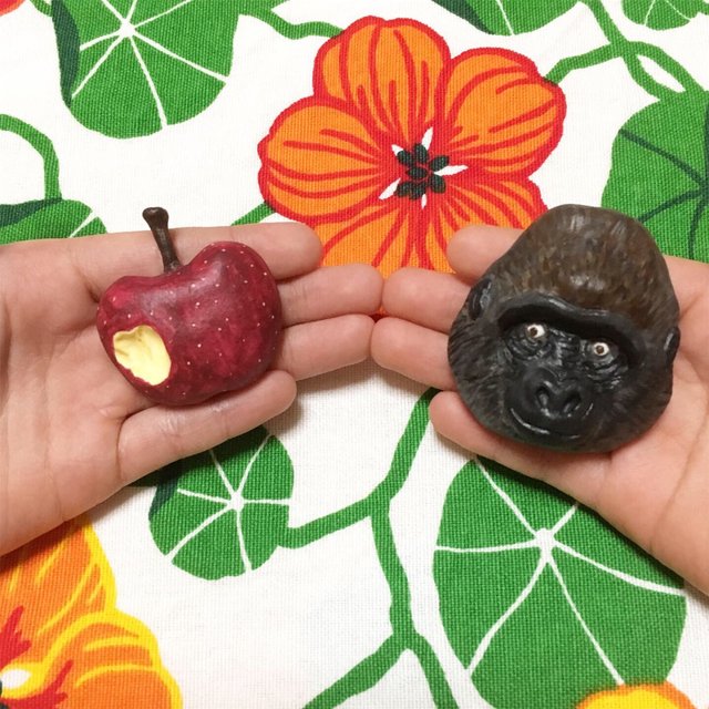 しりとりブローチ ゴリラ ハンドメイドマーケット Minne しりとりブローチ ゴリラ ハンドメイドマーケット Minne