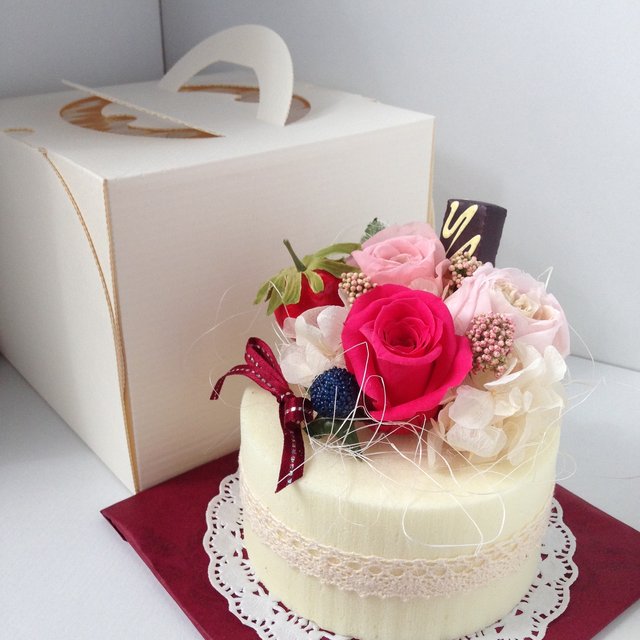 Box付 おいしそうな花ホールケーキ ピンク Minne 日本最大級のハンドメイド 手作り通販サイト Box付 おいしそうな花ホールケーキ ピンク Minne 日本最大級のハンドメイド 手作り通販サイト