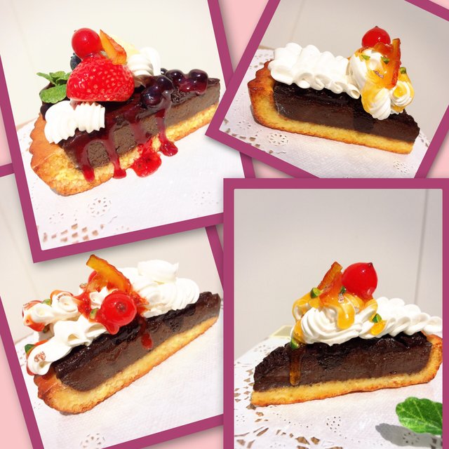 タルトオブジェ Encore Ever様専用 生クリームたっぷりチョコタルト ハンドメイドマーケット Minne タルトオブジェ Encore Ever様専用 生クリームたっぷりチョコタルト ハンドメイドマーケット Minne